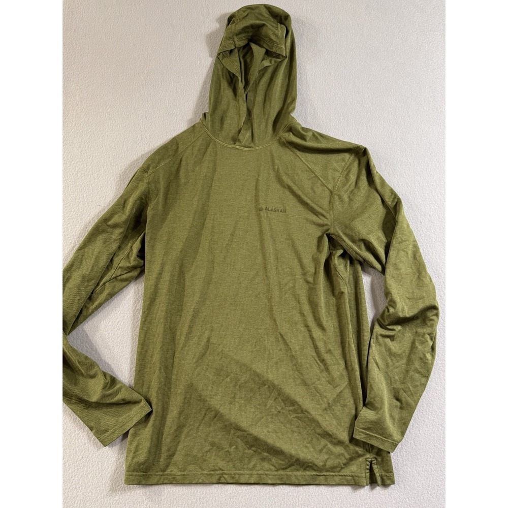 Alaskan Hardgear Duluth Hooded Mens S Green Performance UPF AKHG Tun-Dry Shirt
